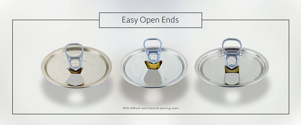 Round Easy Open Ends in Different Types and Sizes